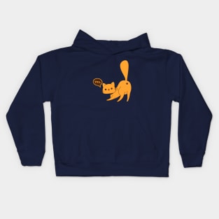 Cat Says Yes Kids Hoodie